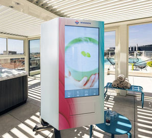 Дорогостоящие винные автоматы для киосков для супермаркетов с 55-дюймовым сенсорным экраном