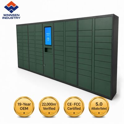 Качество Winnsen Smart Parcel Locker с 15.6 " Android сенсорным экраном облачного дистанционного управления и 600 дверей одной консоли фабрика