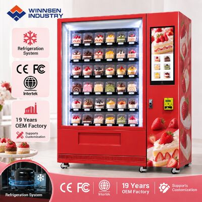 Качество Winnsen Cupcake and Bread Vending Machine for Supermarket Coffee Shop Office Lobby фабрика