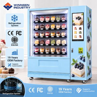 Качество Winnsen Bread and Pastry Vending Machine for Airport Metro Station Hotel Lobby фабрика
