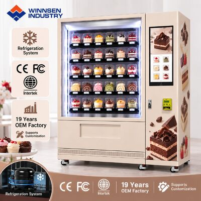 Качество Winnsen Commercial Bakery Vending Machine with Refrigeration Smart Elevator for Bread Pastry Sale фабрика