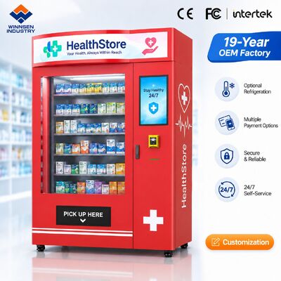 Качество Winnsen Hospital Pharmacy Vending Machine Self Service Medicine Dispenser Elevator Delivery for Emergency фабрика