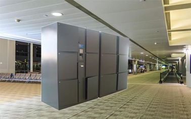 Шкафчики аэропорта вокзала хранения школы металла общественные с умным доступом кредитной карточки замков