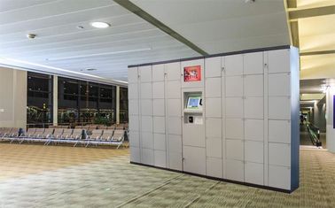 Шкафчики аэропорта вокзала хранения школы металла общественные с умным доступом кредитной карточки замков