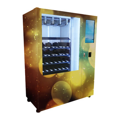 Кредитная карточка примечания Билл монетки привелась в действие автомат для напитков закусок с большой функцией рекламы экрана касания