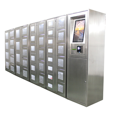 Шкафчики торгового автомата нержавеющей стали Франции с читателем кредитной карточки